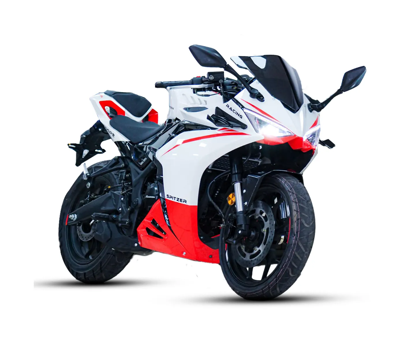 Freedom Spitzer GP2 250 blanca con detalles rojos